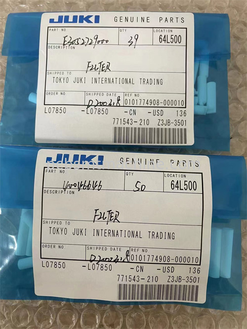 De Machineverbruiksgoederen 40046646/HM00101002/4493166 van de Jukifilter JUKI SMT