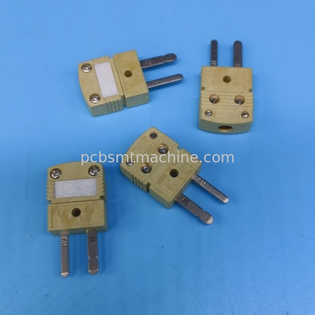 HMPW-K-M Plug K-type connector, vloeibare kristallen polymeermateriaal, 29 ~ 260°C (-20 ~ 500°F)