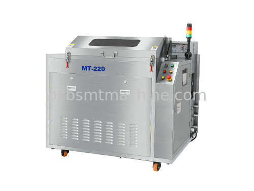 SUS304 de ultrasone Schoonmakende Machine van PCB voor SMT-de Drukrubberschuiver MT-220 van het Soldeerseldeeg
