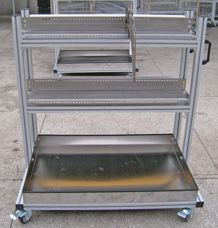 De duurzame 2 lagen met voeder 50 last aluminiumcp REEKS zonder de Kar van de DOOSvoeder voor van de de reeksband van Samsung CP de voedersgebruik in