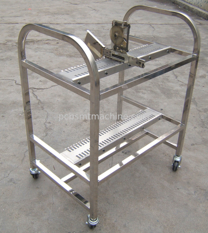 Het duurzame L880*W600*H1000MM-aluminiummateriaal van uitstekende kwaliteit met 2 lagen met 40 groeven elke de Voederkar van FUJI NXT