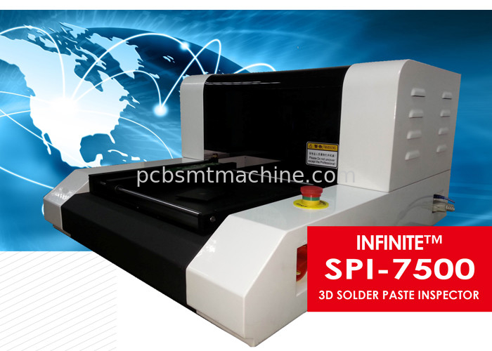 van het het Soldeerseldeeg van 220V 50/60Hz 3D van de de Inspecteurslijst van de Bovenkant 3D SPI Meetsysteem SPI 7500