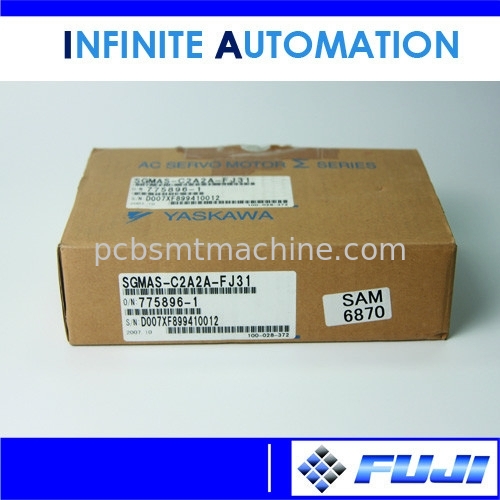 Originele en nieuwe de Machinevervangstukken van Fuji NXT voor Fuji NXT Chip Mounters, sgmas-c2a2a-FJ31 SAM6870, AC SERVOmotor